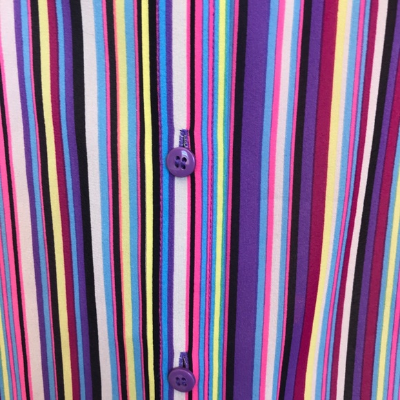 Laundry by Shelli Segal multi colour silk blouse. - Picture 7 of 7